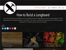 Tablet Screenshot of howtobuildalongboard.com